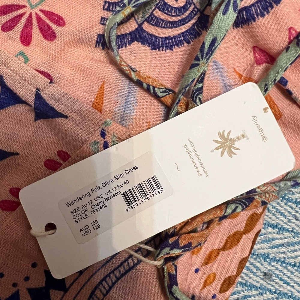 Multicolor Patterned Dress - Picture 4 of 4